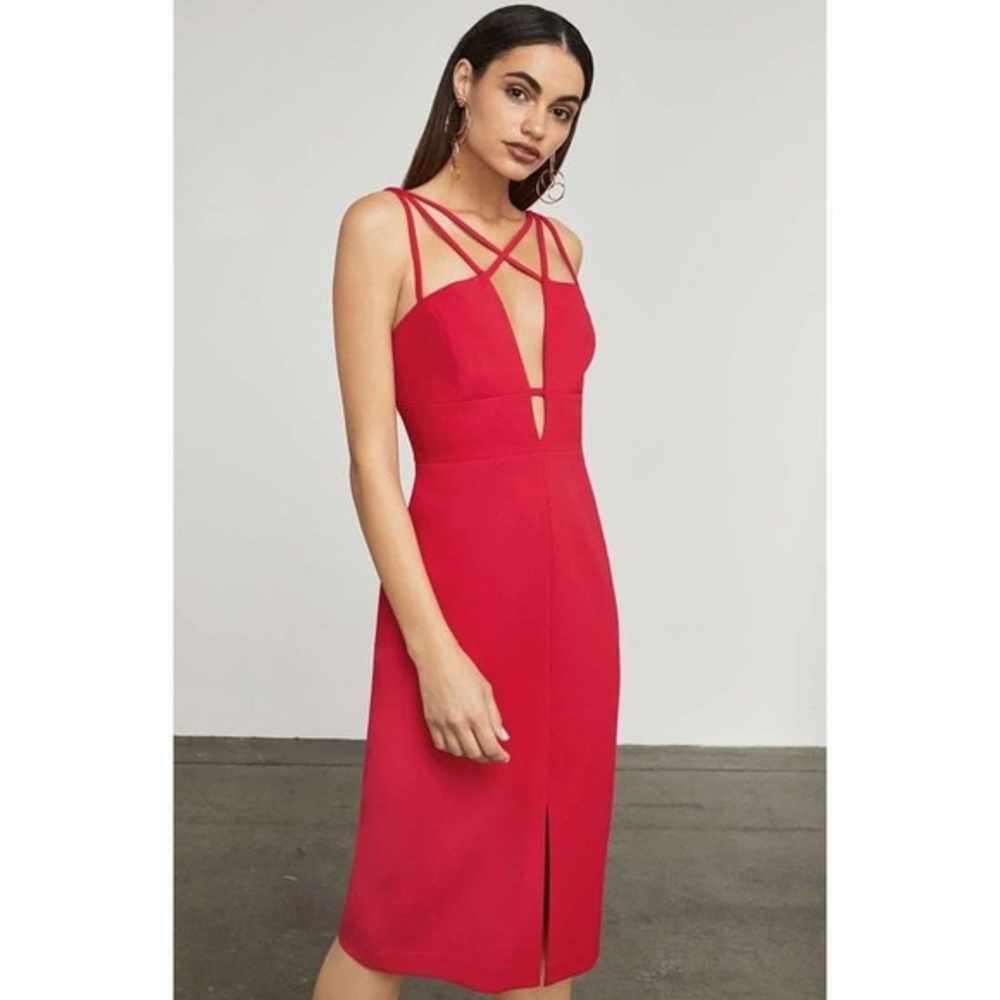 BCBGMaxAzria Sidonia Red Dress, Size 2